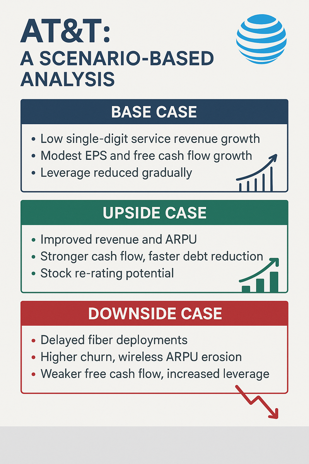 Should I trade AT&T or T? A Risk-Impact and Scenario-Based Analysis