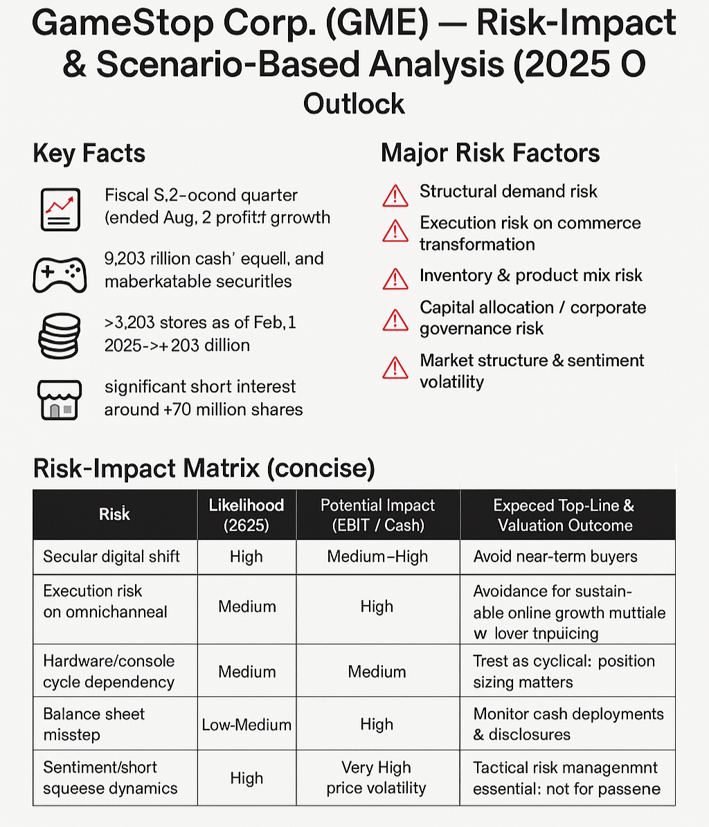 Should I trade GameStop Corp. or GME? A Risk-Impact and Scenario-Based Analysis