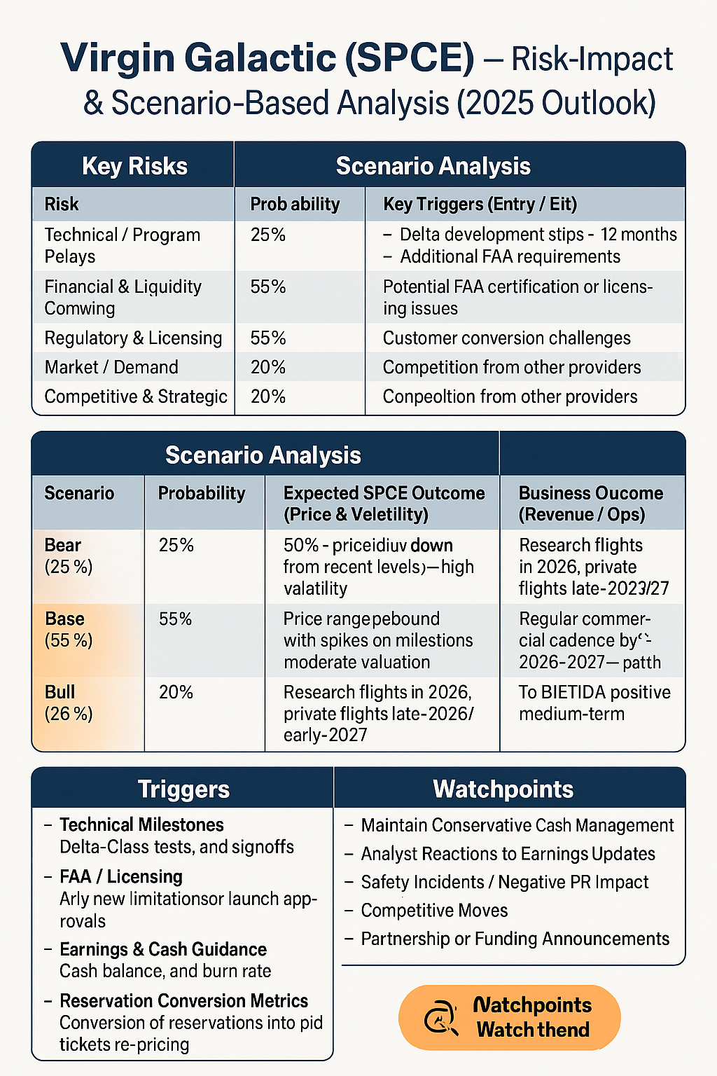 Should I trade Virgin Galactic or SPCE? A Risk-Impact and Scenario-Based Analysis